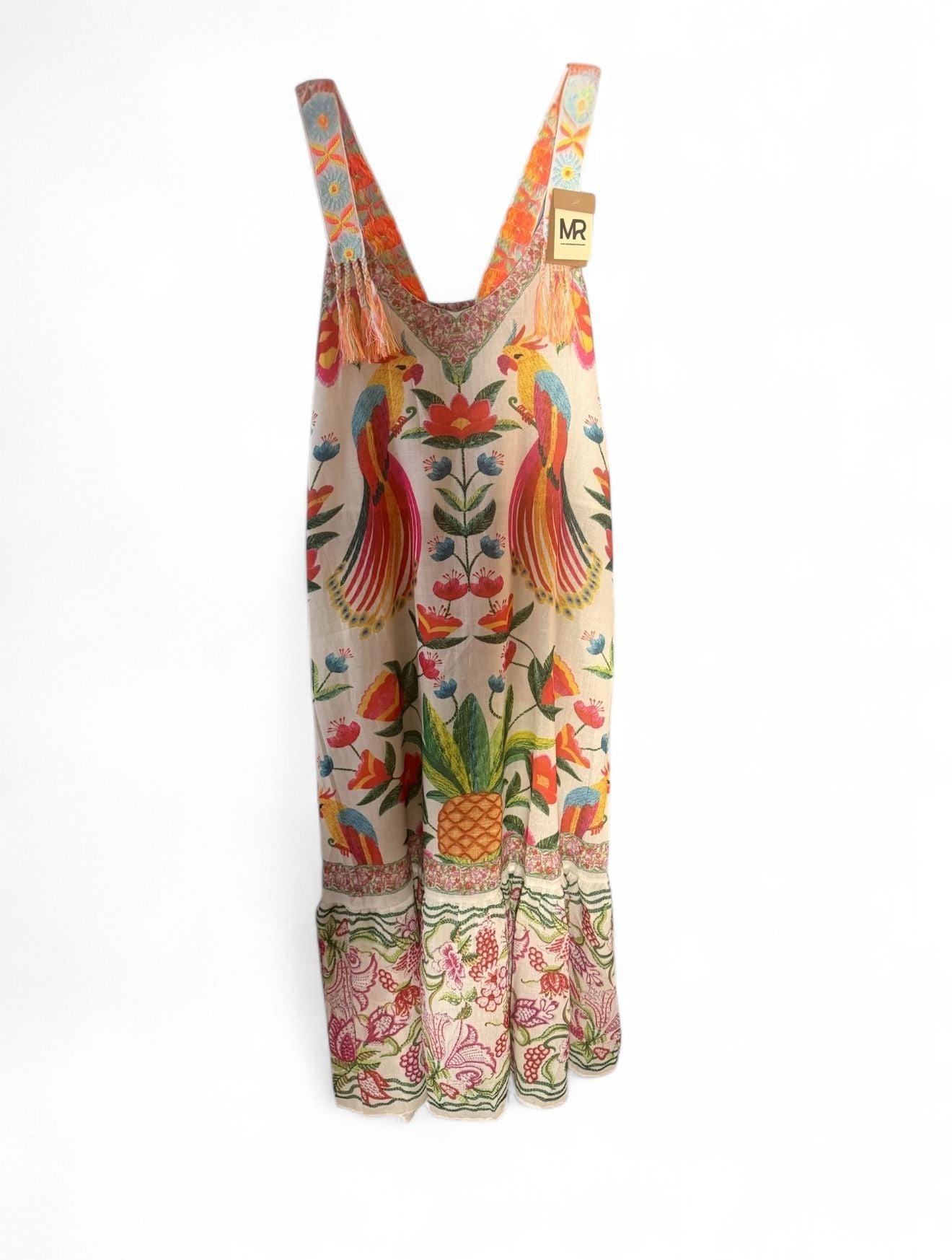 vestido tropical